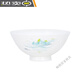 Jingdezhen (jdz) Tangshan bone china rice bowl household soup bowl noodle bowl ceramic bowls and plates tableware housewarming gift bowls and chopsticks set Hidden Green Mountain - 4.5-inch golden bell bowl 10 pieces