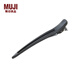 MUJI hairpin/large bangs clip F9S6001 gray large