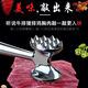 Vinoa Kitchen Meat Hammer Stainless Steel Steak Steak Meat Hammer Household Pork Chop Hammer Loose Meat Tender Meat Hammer Breaking Ribs Solid Double-Sided + Anti-Slip Handle Meat Hammer AA