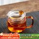 Yaji glass teapot, high temperature resistant and thickened, household filtered liner, tea water separation teapot