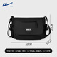Pull back crossbody bag for men 2025 new canvas shoulder bag for outdoor use large capacity men's commuting casual shoulder bag