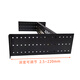 19-inch cabinet installation 35mm standard DIN Rail industrial rail rack-mounted industrial-grade transceiver switch 1U rail bracket black depth 90mm