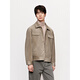 GXG men's casual workwear imitation suede jacket men's winter new product G24X214 Khaki L