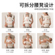 Hug Bear bébé tabouret de taille Baby Strap multifonctionnel Four Seasons Universel Baby tenant l'artefact Baby Baby And Back Baby Assis sur le tabouret Mist White