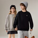 ASK JUNIOR children's sweatshirt 25 winter medium and large children's round neck pullover for boys and girls plus velvet warm all-in-one velvet sportswear