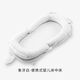 Tiai homologous crib middle bed newborn anti-pressure cradle for sleeping, anti-jumping and anti-vomiting bionic bed portable gray-foldable