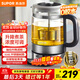 SUPOR health kettle tea kettle tea kettle 1.5L large capacity glass 316L stainless steel electric kettle electric kettle insulation tea kettle home office tea kettle SW-15C01