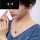 Xiqi birthday gift black pearl pendant single ice queen black seawater pearl necklace for women 11-12mm