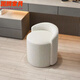 Yao Wan Xi Du Stool Small Stool for Adults Denzi and Chair Nordic Dressing Stool Swivel Backrest Dressing Stool Xipi Light Gray and Dark Gray