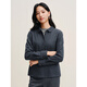 JUZUI Commuting Workplace Lapel H-Shaped Short Wool Shirt Women 2025 Winter New JWFD60104 Dark Gray XL