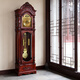 Honghe floor clock living room mechanical Chinese retro floor clock chime mechanical clock German copper core winding 2013 mahogany color Polaris mechanical spring movement
