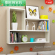 Zhijiangge creative wall storage rack without punching wall rack wall cabinet wall wall bedroom partition bookshelf modern simple 60*12*55L model warm white