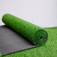 Simulated lawn, fake turf, artificial turf carpet, outdoor lawn mat, football field balcony landscaping, balcony landscaping 5D black back 2.5 double layer extra dense thickened spring grass 1.5 meters wide*7 meters long