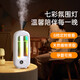 Aromatherapy machine hotel club KTV fresh air fragrance diffuser home atmosphere aromatherapy lamp automatic fragrance machine indoor bedroom fragrance machine bathroom toilet deodorization and deodorization X7 aromatherapy machine 1 set + perfume 1 bottle Powder Encounter Fragrance