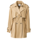 OSA (OSA) Spring Clothing 2025 New Short Trench Coat Women's Mid-Length British Style Small Jacket Trendy Coat Navy Blue XS