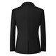 Suit Suit Men's Jacket Top Slim Business Casual Professional Formal Korean Groomsman Dress Small Suit Men Black Double-breasted Single Suit XL