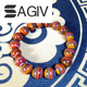 SAGIV2025 Xuanhua Shanggu Warring States Red Agate Bracelet 12mm Collection Grade mm Collection Grade