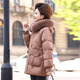 Yaya (YAYA) mother's winter style short down jacket to prevent cold and keep warm winter fox fur collar middle-aged and elderly versatile coat for women QC
