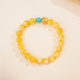 Potala Palace's unique pure gold beeswax bracelet, Bai Yi's father's eight-edge bead turquoise bracelet, men's and women's birthday gift for the year of birth