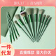 Makeup brush set, 13 pieces, Four Seasons Green soft-bristled powder brush, high-gloss blush brush, eye shadow brush, beauty tools, 8 pieces, small version of makeup brushes, blue
