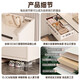 Entry solid wood core shoe cabinet home entrance indoor wall entrance cabinet integrated large capacity storage cabinet shoe rack three doors and one drawer Yunxi white + black rails 90cm