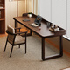 Duke Kingtha all solid wood desk living room bedroom study computer desk antique style long writing desk home workbench customization contact customer service 100x60x75cm