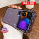 Jipai Xiaomi 17 mobile phone case with air bag and anti-fall Xiaomi 17pro silicone protective case lens all-inclusive anti-fall Xiaomi 17promax electroplating transparent transparent men and women simple model graphite black four-corner airbag anti-fall Xiaomi 17Pro (large hole free lens film)