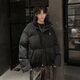 Main idea (ZHUYIFAN) Black Workwear Down Jacket Men's Winter Thickened Starry Gypsophila American Jacket Cotton Coat Couple Bread Jacket Black M Recommended 85-115Jin Jin is equal to 0.5 kg