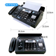 New 876 Thermal Paper Fax Machine Telephone Copy Fax All-in-One Automatic Receiver Black_Normal Version 982_862 Manual Tear Paper Model