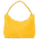 PRADA Re-Edition 00 Embroidered Lettering Logo Fabric Hobo Underarm Bag Handbag Mini Women's Yellow Basic Pack (Bag + Dust Bag)