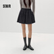 Same style as Semir shopping mall | Skirt for women winter woolen plaid A-line skirt with wool 2025 short skirt 101725120001