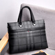 Cohnim kevin brand men's briefcase, laptop, document, shoulder crossbody bag, Valentine's Day birthday gift for boyfriend, British style c01831 striped style, large bag 14 inches
