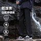 American outdoor water-repellent assault pants for men and women in autumn and winter, loose hiking pants for couples, work wear, casual long pants for men, factory direct sale, clearance, leakage K75 plus velvet black 3XL recommended weight 145-155 Jin Jin equals 0.5 kg can be worn
