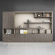 Boss office background cabinet against the wall wooden partition cabinet information bookcase storage cabinet file cabinet storage cabinet ten door bookcase 4.0 meters 0mm