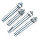 Yonglishang national standard iron galvanized expansion bolt expansion wire expansion screw M8*60 (10 pieces)