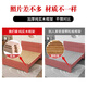 Jingxi solid wood bed 1.5m 1.8m new Chinese double bed walnut color wood bed master bedroom home modern simple single walnut color bed 1.5m*2m frame structure
