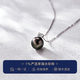 Yu Ying Twilight 18K Gold Inlaid Tahitian Black Pearl Saltwater Pearl Princess Pendant Women's Fashion Gift 9.010.0mm
