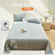 Red bean milk velvet sheet single piece plush bedspread coral velvet flannel home dormitory warm sheet cover three-piece set MAX-baby blue 230*250cm single sheet