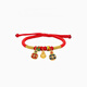 Zhou Taisheng Pure Gold 999 Gold Swallowing Beast Gold Bracelet Female Red Bracelet Birthday Gift for Girlfriend Gold Bracelet