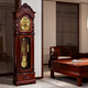 Honghe floor clock living room mechanical Chinese retro floor clock chime mechanical clock German copper core winding 2013 mahogany color Polaris mechanical spring movement