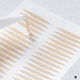 Double eyelid tape for women, invisible, traceless, natural swelling and bubbles inside the eyes, double medical tape, no cutting, special skin color lace for makeup, mesh M fine style - 1 sheet/40 stickers 40 stickers No Specifications