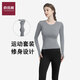2025 New Fashion Yoga Wear Suit for Women Autumn Tight High Elastic Sports Long Sleeve Top Slimming Pilates Star Black Long Sleeve + Star Black Pants 2XL