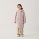 MUJI Children's Washable Fleece Horn Button Jacket Children's Boys and Girls Polar Fleece Coat 25 Winter CB31CC5A Pink 130/64A
