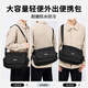 Pull back crossbody bag for men 2025 new canvas shoulder bag for outdoor use large capacity men's commuting casual shoulder bag
