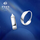 Caibai Jewelry Platinum Earrings Pt950 Platinum Fashionable Versatile Plain Hoop Earrings Price Approximately 3.25g