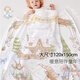 DOMICOCO Duomi Coco Baby Blanket Children's Blanket Autumn and Winter Baby Blanket Double-sided Milk Velvet Blanket Nap Blanket Anti-Kick Quilt Shengman Time
