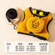 Dog leash autumn and winter vest type warm small puppy bichon harness cat and dog chain dog walking leash yellow rabbit (wool grain) XL (recommended weight 15-25Jin Jin equals 0.5 kg)