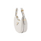PRADA Enamel Triangular Metal Logo Zipper Closure Leather Hand Crossbody Shoulder Bag Mini Women's White Basic Pack (Bag + Dust Bag)