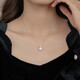 Centenary-old Xiangyuan White Princess Natural Freshwater Pearl Necklace Extremely Bright Perfect Round Princess Pendant Single Female 92 Aurora Flawless Perfect Round Freshwater Pearl Pendant 8-9mm