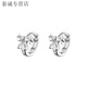 KZD Old Phoenix 999 Pure Silver Bow Earrings for Women, Sweet Earrings, Fashionable Earrings, Earrings for Your Girlfriend, Bow Earrings (Two Prices) Same Style
